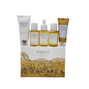 Kit de viaje de alta calidad de Corea al por mayor conjunto de cuidado facial hidratante calmante y EXFOLIANTE SUAVE tamaño de viaje Centella - Product Image 1
