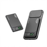 Cargador Portátil Magnético Inalámbrico de Carga Rápida PD de Aleación de Aluminio Ultra Delgado de 7mm para iPhone 17 y Apple Watch