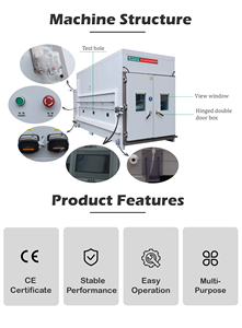 CZ-20000D promenade dans la chambre climatique brouillard salin température humidité chambres contrôlées grande chambre à vapeur chambre climatique personnalisée - Product Image 4