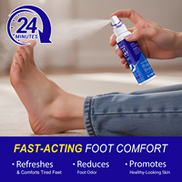 ELAIMEI Spray anti-foot odorant à 1 % de tolnaftate pour un soulagement rapide des démangeaisons, des brûlures et des odeurs, pour les soins des pieds