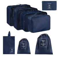 2025 Best Seller 8PCS Cubes d'emballage de compression légers Set Organisateur de bagages personnalisable pour le voyage