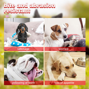 Mainan Kunyah Anjing dari Karet yang Tahan Lama, Kreatif, Interaktif, Tidak Beracun, Ramah Lingkungan, Lucu, Berbentuk Tulang Daging, Aman, Tahan Gigitan untuk Anjing Agresif - Product Image 4