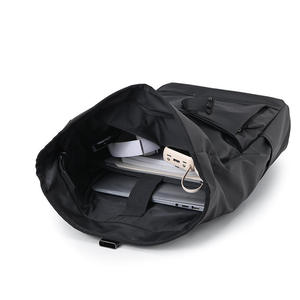 Custom European Casual Roll-top <b>Backpack</b>, Travel Laptop <b>Backpack</b> with a Roll-top Lid for Short Trips. - Product Image 3