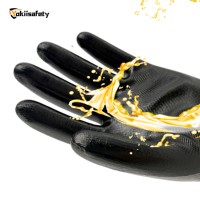 Gants de travail en nitrile Yokiisafety pour l'extérieur, équipement de protection individuelle (EPI) pour chantier, industrie et construction