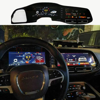 Pour Dodge Challenger SRT Hellcat 2010-2024 Écran Android Lecteur multimédia sans fil CarPlay Android Auto Navigation GPS RTS