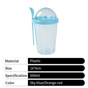 Custom <b>Plastic</b> Fruit Clear Disposable 500Ml Portable Food Grade Ice Cream Salad Storage <b>Cup</b> in Bulk - Product Image 4