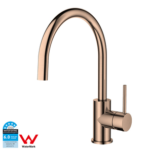 Watersino Modern Rose Gold Single Handle Deck <strong>Waterfall</strong> Faucet Brass Pull Out Sprayer for Kitchen Sink Cold Water <strong>Tapware</strong> OEM - Product Image 2