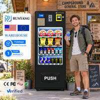Distributeur automatique intelligent RUNYANG pour boissons et en-cas, idéal pour les aliments et les boissons