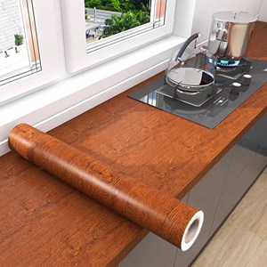 Spot Nuevos productos Vinilo Pvc Lámina <span class=keywords><strong>de</strong></span> madera Textura adhesiva Vinilo Adhesivo Hoja <span class=keywords><strong>de</strong></span> papel tapiz <span class=keywords><strong>para</strong></span> puerta y gabinete - Product Image 5