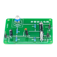 Kit d'assemblage DIY d'amplificateur à transistor unique, carte de pratique de soudure électronique pour débutants apprenant le principe des circuits