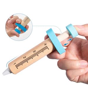 Set Giocattolo Medico in Legno, Kit Medico per Gioco di Ruolo, Accessori per Ospedale e Medicina, Giocattolo di Simulazione per Famiglia e Bambini - Product Image 5