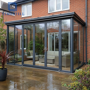 Véranda Moderne Autoportante Haut de Gamme pour Jardin d'Hiver, <span class=keywords><strong>Solarium</strong></span> Extérieur en Verre Double Trempé et Alliage d'Aluminium Écologique - Product Image 2