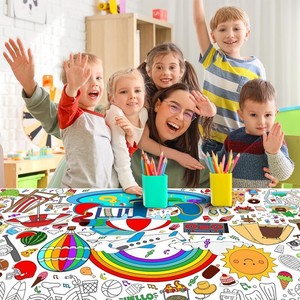 Juegos de colorear, actividades de verano, <span class=keywords><strong>manualidades</strong></span>, páginas de póster, pancarta, cubierta de mesa, recuerdos de fiesta <span class=keywords><strong>para</strong></span> la interacción familiar y infantil - Product Image 3