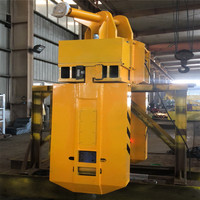 Lève-bobine télescopique électrique en acier avec griffes pliables