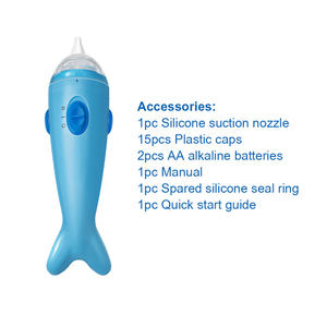 Appareil de soins de santé pour bébé, nettoyant pour nez, emballage en boîte de Silicone, aspirateur nasal Portable électrique - Product Image 3