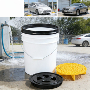 Seau d'emballage multifonctionnel de 20 L, vente directe d'usine, seau de lavage de voiture de 20 L en plastique - Product Image 5