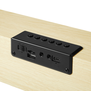 Barre de son en bois, haut-parleur sans fil, nouveau modèle, lecteur de musique stéréo puissant, pour téléviseur, ordinateur portable, Smartphone, tablette, 20W - Product Image 4