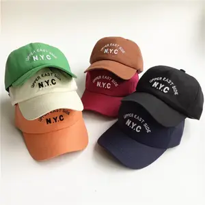 Mũ Bóng Chày Cotton Trang Bị Mũ Lưỡi Trai Thêu LOGO Theo Yêu Cầu Mũ Thể Thao Snapback Mới 6 Tấm Thành Phố York Mũ CHA Thời Đại Cho Nam