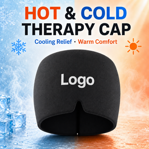 Gorro <span class=keywords><strong>de</strong></span> Gel Sólido <span class=keywords><strong>de</strong></span> Compresión Suave para Alivio <span class=keywords><strong>de</strong></span> Migrañas, Envoltura <span class=keywords><strong>de</strong></span> Hielo para la <span class=keywords><strong>Cabeza</strong></span> para Aliviar la Presión Sinusal y la Tensión, Cuidado <span class=keywords><strong>de</strong></span> la <span class=keywords><strong>Cabeza</strong></span> - Product Image 1