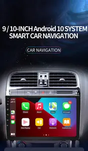 Autorradio Universal Android 12 DE 10 pulgadas, pantalla táctil, estéreo, y Android Carplay, reproductor Multimedia de Radio Universal para coche