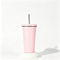 Gobelet isotherme en acier inoxydable 304, tasse à café et à eau à double paroi sous vide grande capacité, plusieurs options de couleurs
