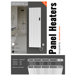 Radiatore di riscaldamento elettrico bianco del radiatore del pannello di alluminio di nuovo arrivo originale della fabbrica - Product Image 4