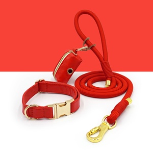 Nuovo Collare e Guinzaglio per Cani in Corda Intrecciata Spessa con Incisione Laser, Ideale per Uso Multifunzionale e Viaggi - Product Image 6