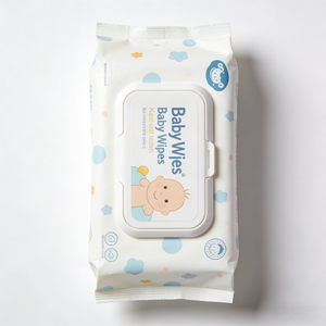 Lingettes pour bébé hypoallergéniques à pH équilibré pour le nettoyage des mains <span class=keywords><strong>et</strong></span> du visage, pour les peaux délicates des bébés - Product Image 1