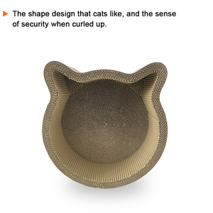 गोल प्लास्टिक और कार्डबोर्ड आधुनिक बड़ी लक्जरी बिल्ली खरोंच 2 स्तर स्पा पूल आकार डिजाइन पर्यावरण के अनुकूल बिल्ली के खिलौने - Product Image 3