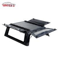 Prix de gros d'usine, toit rigide personnalisé, couvre-caisse de camionnette, couvre-caisse en acier pour camionnette 4x4 avec barres de toit