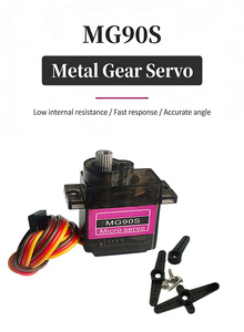 360 °   Servo MG90S de 12g con Engranajes Metálicos para Barco RC, Coche, Robot, Mini Servo Analógico de Alta Velocidad para Control de Dirección - Product Image 6