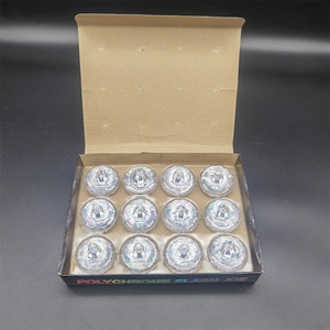 Cubo de hielo LED de diamante personalizado <span class=keywords><strong>barato</strong></span> caliente para graduación luz intermitente reutilizable de plástico impermeable activada por agua para bebidas - Product Image 6