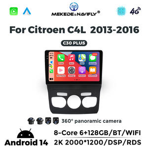 Navifly más nuevo sistema Android 8Core Car-play Auto 2K pantalla táctil de navegación de coche para <span class=keywords><strong>Citroen</strong></span> C4LSupport GPS DSP BT 360 Cámara - Product Image 2