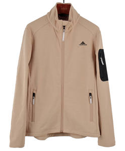 Veste de randonnée pour femmes, bleu, super extensible, ripstop, col montant, softshell sans membrane, pour la saison d'automne - Product Image 2