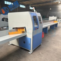 Scie CNC Professionnelle pour Bois, Découpeuse à Longueur Fixe pour Palettes et Scieries