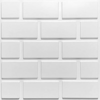 Panneaux en faux briques imperméables, anticorrosion, insonorisés, en polyuréthane modifié pour hôtel, entrepôt, usage extérieur - Design 3D moderne