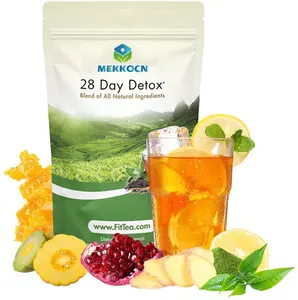 Tè Detox a marchio privato per la perdita di peso e la disintossicazione del grasso della pancia deterge il tè per la perdita di peso per donne e uomini tè sottile testato termicamente