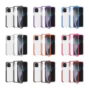 Lovebay — <span class=keywords><strong>coque</strong></span> anti-choc de téléphone portable, en acrylique, TPU, rigide, pour <span class=keywords><strong>iPhone</strong></span> <span class=keywords><strong>11</strong></span> 12 13 Pro Max, boîtier transparent, couleurs - Product Image 3