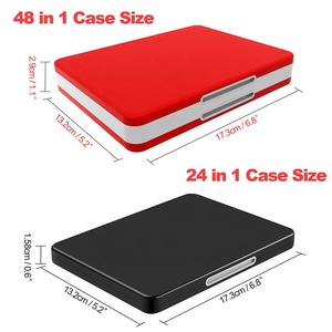 Étui de rangement pour cartouches de jeu avec 24 emplacements pour <span class=keywords><strong>Nintendo</strong></span> 3DS 3DSXL 2DS 2DSXL <span class=keywords><strong>DS</strong></span> <span class=keywords><strong>DSi</strong></span>, support pour 24 cartes, accessoire - Product Image 4