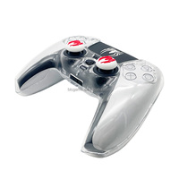 Coque transparente blanche pour manette PS5, étui transparent en cristal pour manette PS5 ou coque PC pour manette PS5