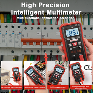 Multímetro <span class=keywords><strong>Digital</strong></span> Portátil Inteligente de Baixo Preço para Instrumentos Elétricos, Voltímetro de Alta Tensão - Product Image 5