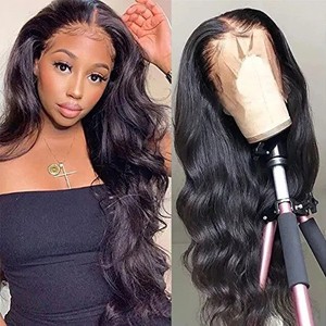 Perruque Full Real Human Hair Ladies Models en Europe et aux États-Unis Mode pour les jeunes femmes Body Wave Human Hair - Product Image 2