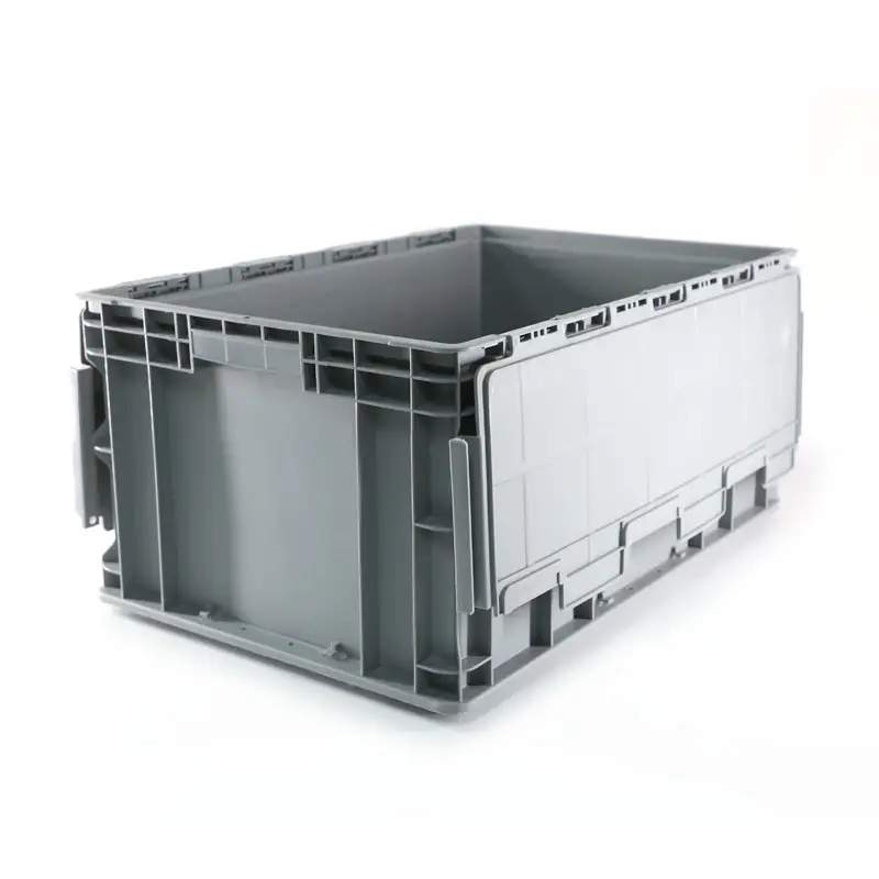 ZNTB008 Wholesale Various Size Storage Turnover Tote Crate Coantainer Plastic boxes with lids