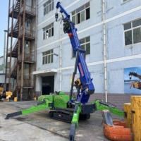 Prix d'usine Chine Jiusheng Grue araignée sur chenilles 3, 5 et 8 tonnes CE/EPA à vendre