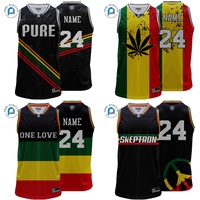 Camiseta de Baloncesto Maorí Personalizada FQ, Camiseta de Baloncesto Rasta Personalizada, Impresión por Sublimación, Uniformes de Baloncesto Tribales de Nueva Zelanda y Australia