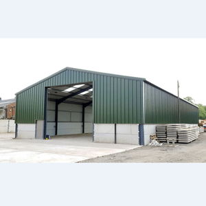 Các tòa nhà để xe Khung thép đúc sẵn lớn với dầm hình chữ H rắn và các tấm tôn cho các ứng dụng nhà để xe - Product Image 4