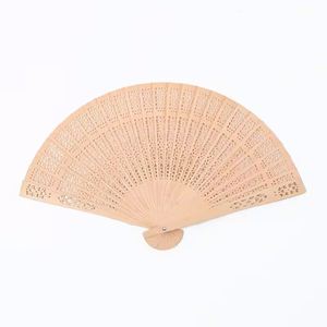 พัดไม้ไผ่แกะสลักแบบพับได้สั่งทำพิเศษสำหรับงานแต่งงาน - Product Image 1