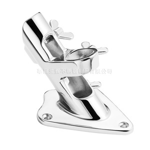 Shenghui Flagpole Mount Marine Bracket 316 Stainless Steel Butterfly Nut <b>Yacht</b> Hardware - Product Image 2