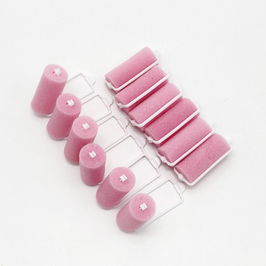 Nhà Máy Toàn Bộ Bán Bọt Tóc Con Lăn Heatless Mềm Sóng Dụng Cụ Cong Cho Ngắn Vừa Tóc Màu Hồng Tự Buộc Ngủ Trong Tóc Dụng Cụ Cong - Product Image 6