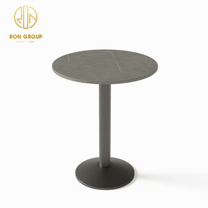 कस्टम वर्ग कॉफी दुकान आधुनिक फास्ट फूड टेबल टॉप राउंड वाणिज्यिक कैफे संगमरमर रेस्तरां फर्नीचर तालिका कैफेटेरिया के लिए - Product Image 6